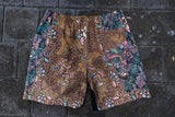 XL- Psychedelic Flora Batik Shorts