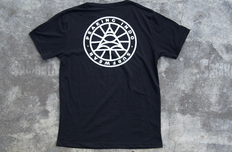 Black Classic Surf Wear T-Shirt