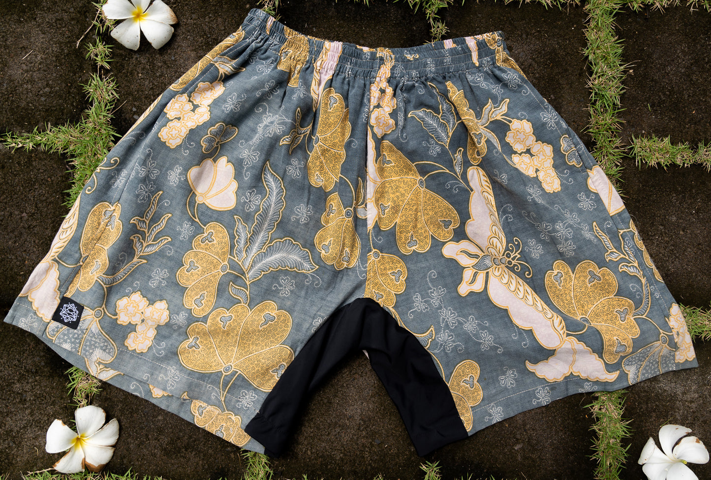 Batik Short X18 Yellow Kupu-Kupu