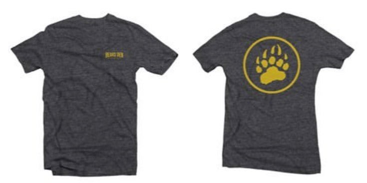 Charcoal-Black Bear's Den Paw stamp