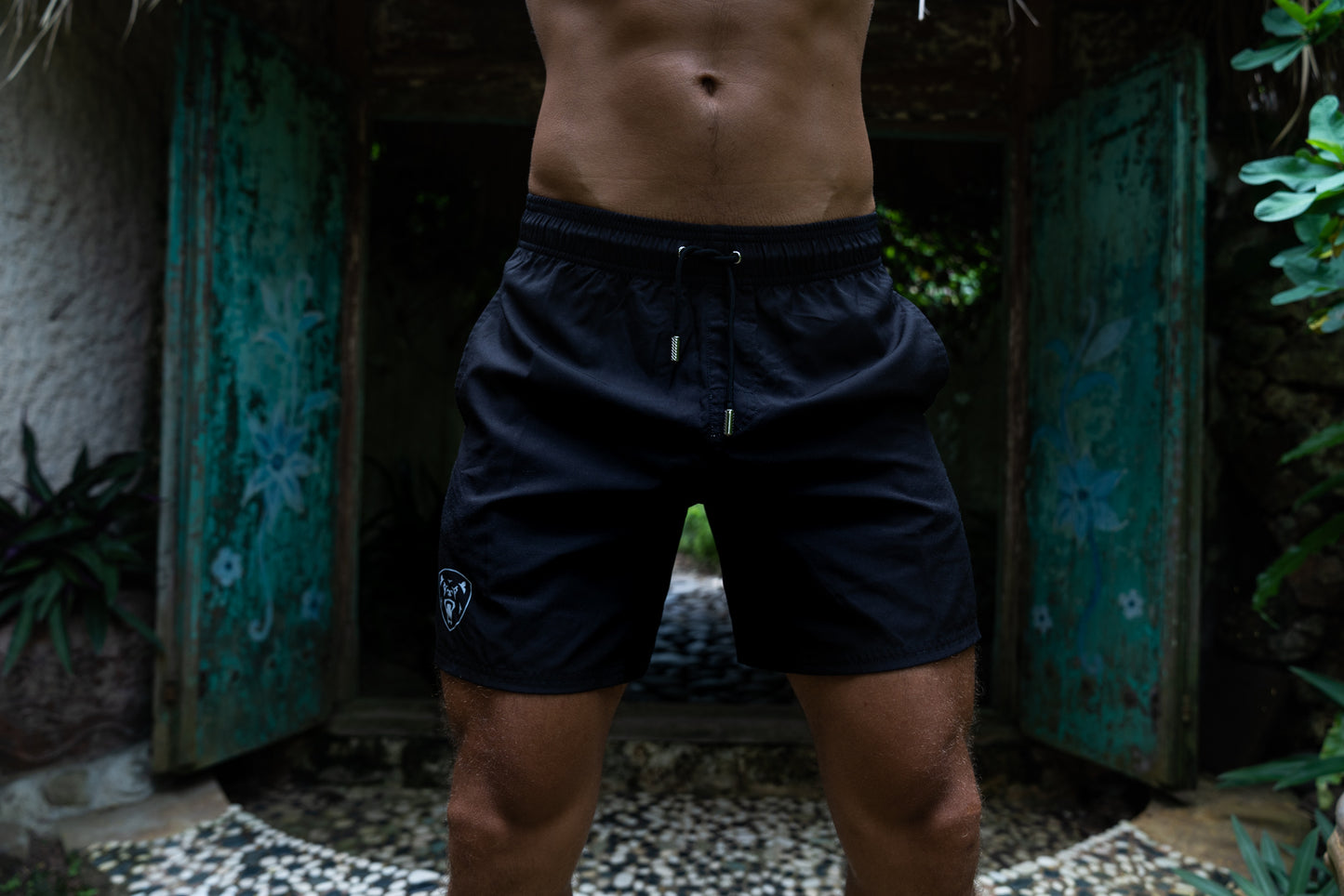 Black Training Shorts - Regular Fit