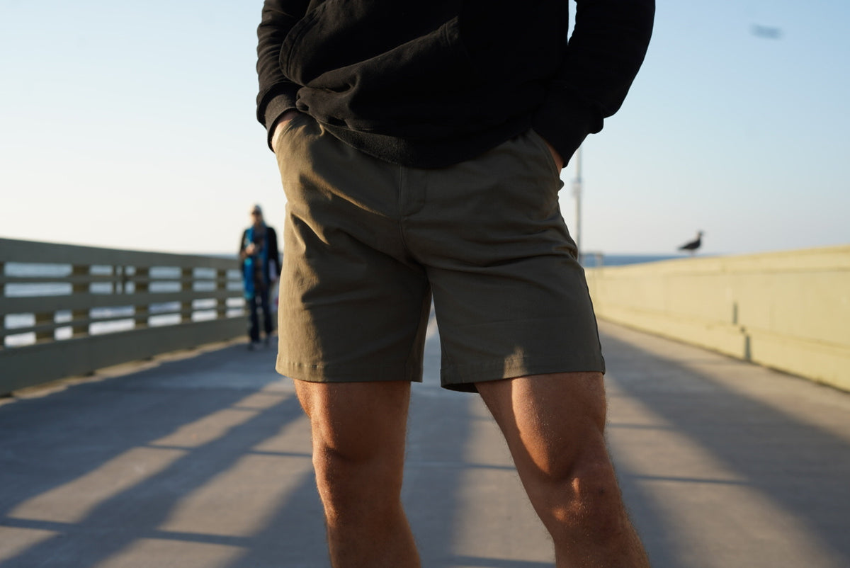 Olive Drab Casual Shorts Bears Den Collective