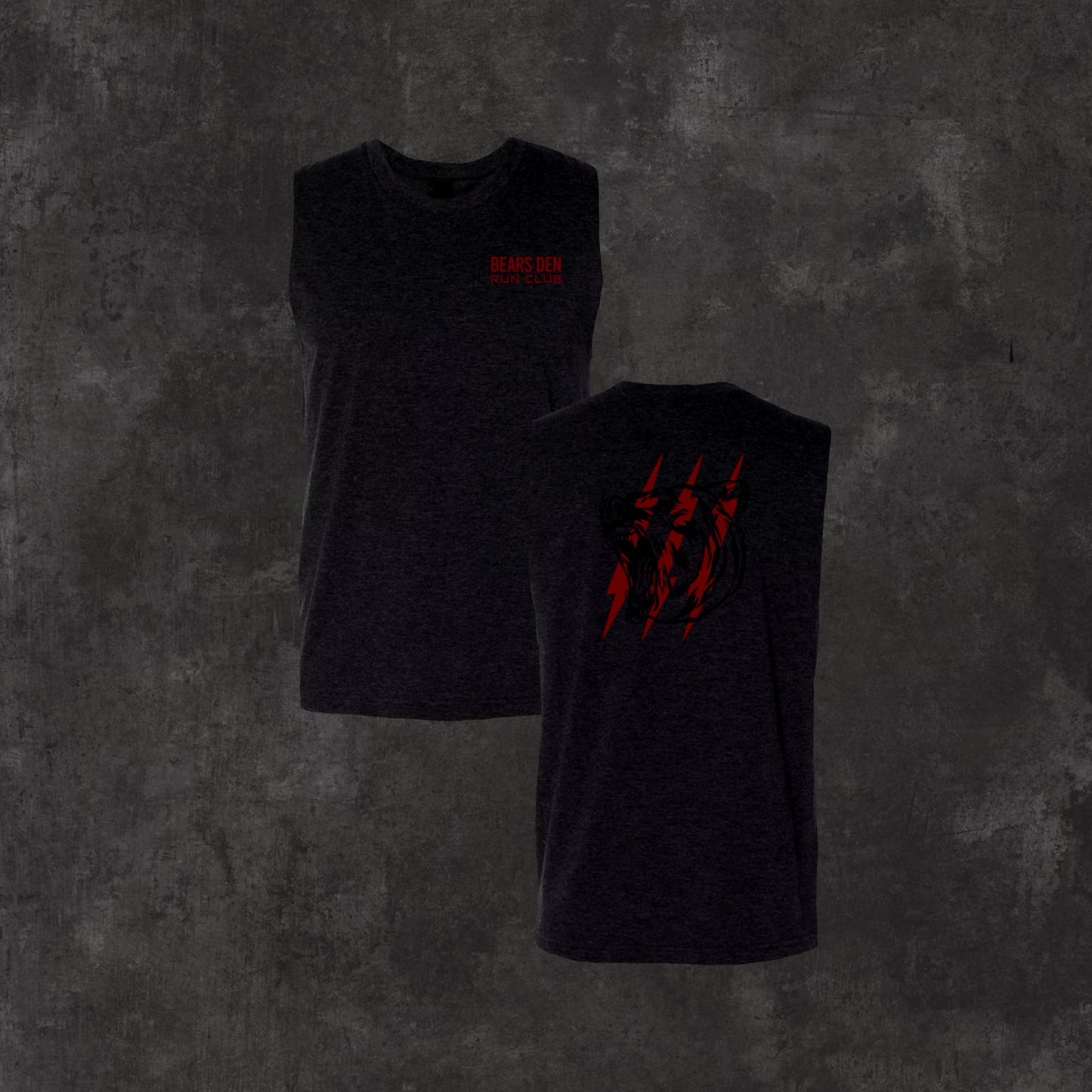 Bolting Bear Black Tank