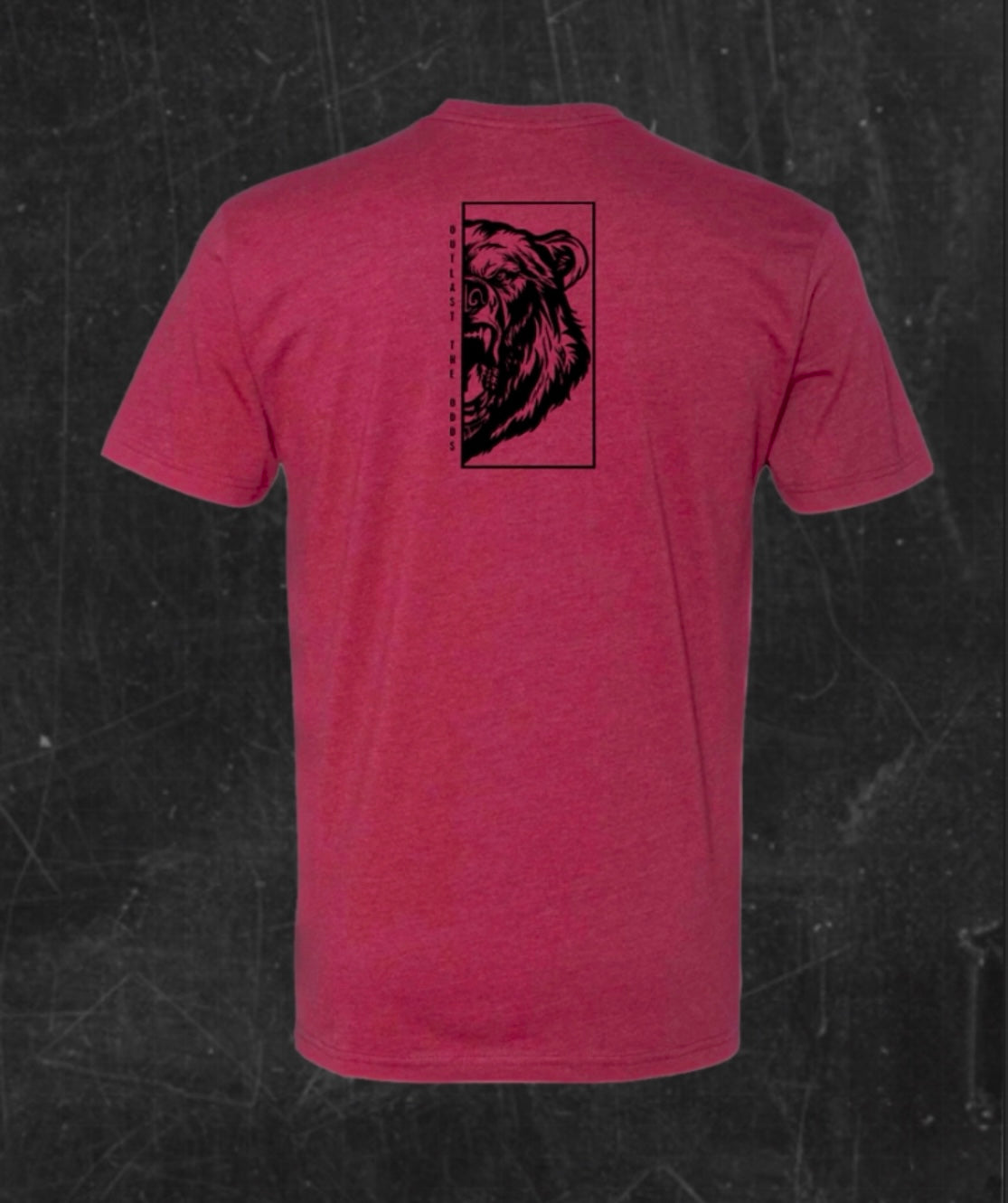 Outlast The Odds Vintage Cardinal Triblend Tee