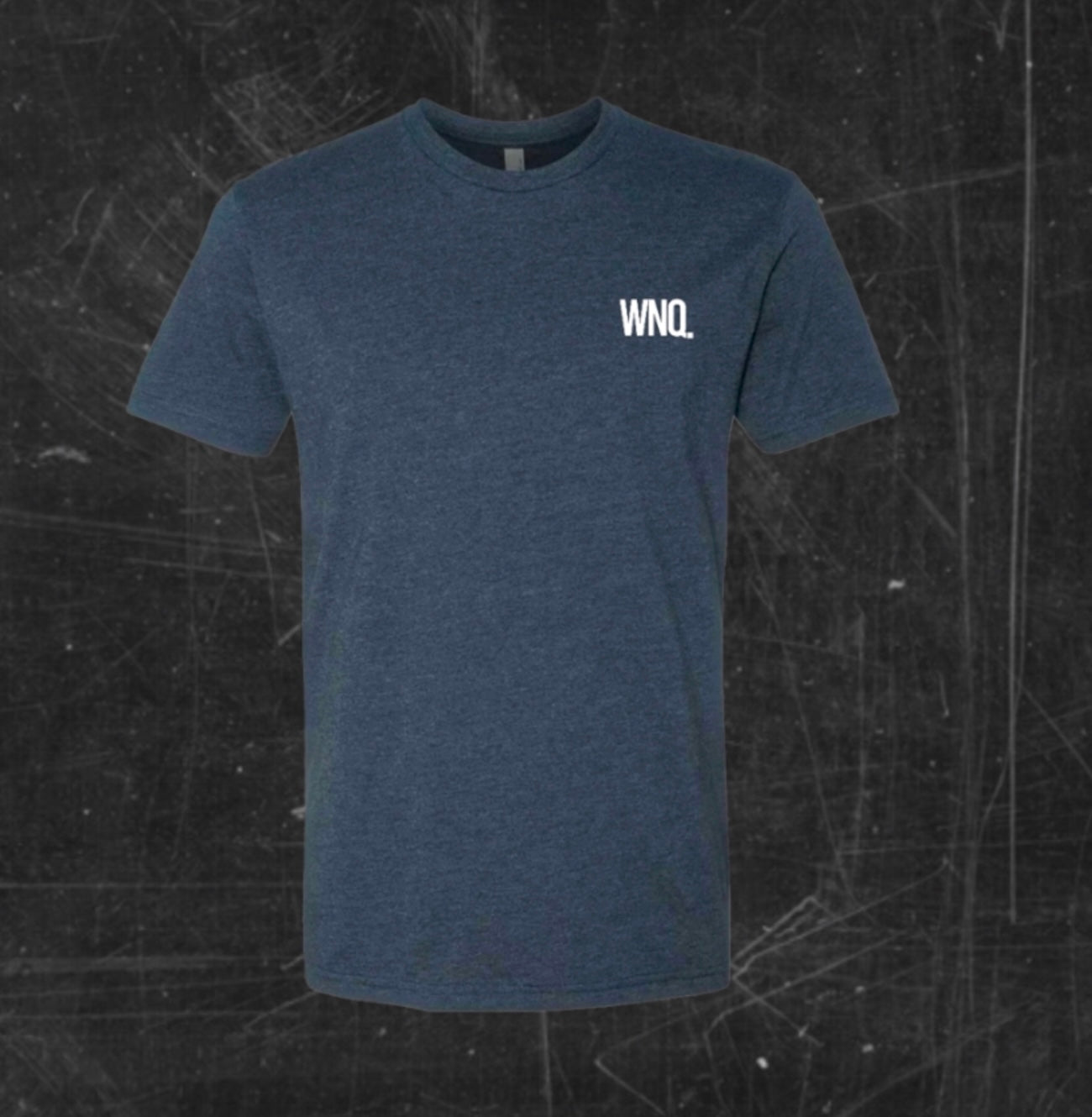 Winners Never Quit Vintage Navy Triblend Tee