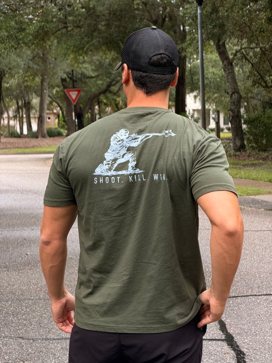 Shoot. Kill. Win. Tee