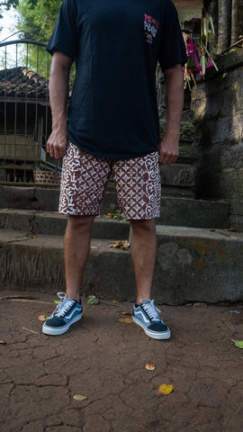 Small-Medium Maroon Kalimantan Shorts