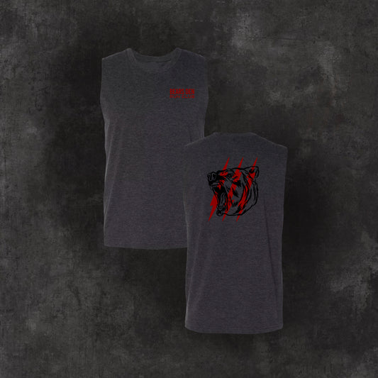 Bolting Bear Dark Grey Tank