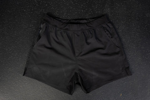 Black Hybrid Training Shorts - Regular Fit