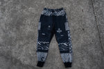 M-L Off Black Peace Maker Kawang Field/Casual Wear Batik Pants