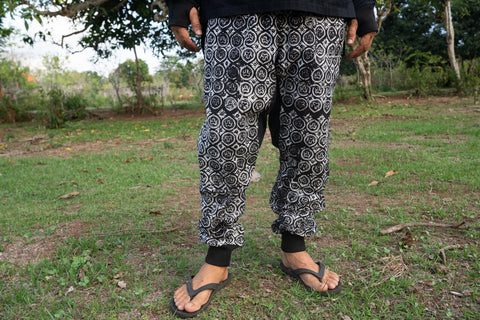 Black/White Infinite Batik Peacemaker Field Pants