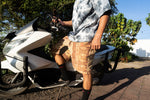 XL- Heart Batik Shorts