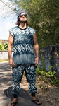 Rogue Blue Indigo Dye Parang Peace Maker Pants & Smock Set