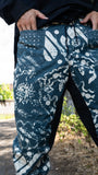 Rogue Blue Indigo Dye Parang Peace Maker Pants & Smock Set