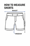 XL- Heart Batik Shorts