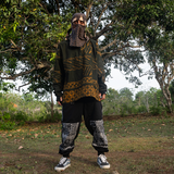 Gold/Black Wu x Kawang Parang Batik Smock.