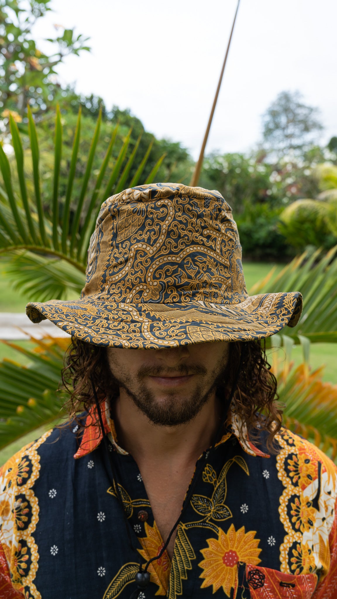 Batik Sun Hat 3 Garuda