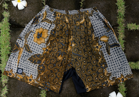 Batik Short M28 Bunga Raja