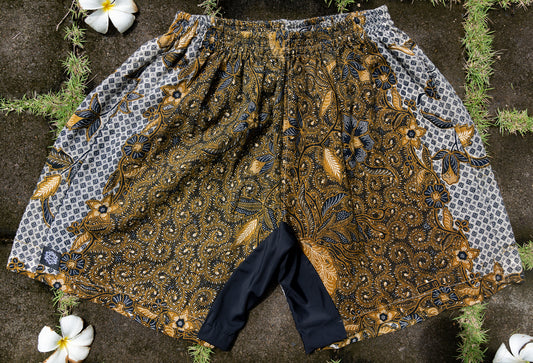 Batik Short X19 Bunga Raja