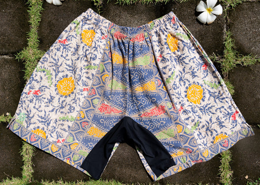 Batik Short L16 Bijak Merah