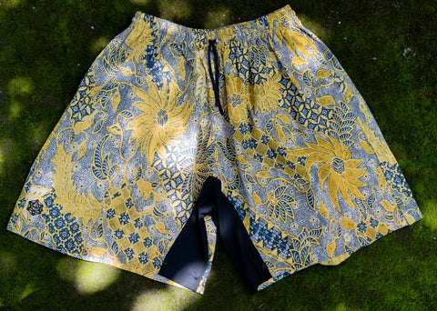 Batik Short L24 Cempaka Kurning
