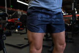 Charcoal Camo Training Shorts - Athletic Fit