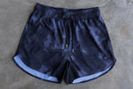 Charcoal Camo Training Shorts - Athletic Fit