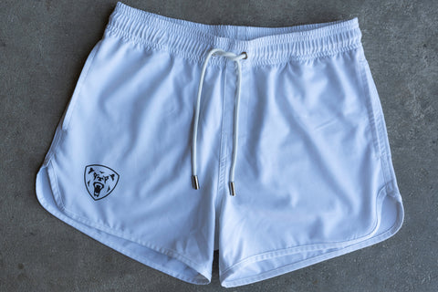 Women’s White Training Shorts