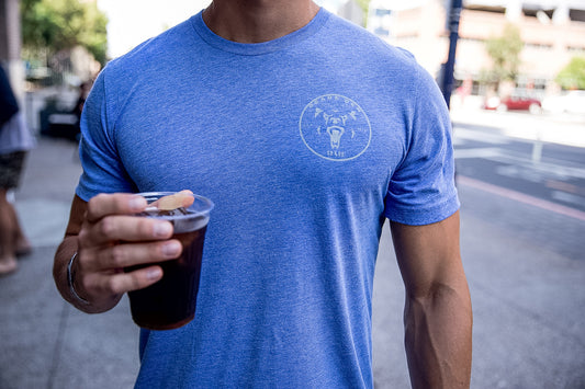 Bear's Den SD Stamp Blue Triblend Tee