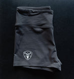 Women's Dark Grey High Waisted Training Shorts