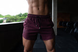 Maroon Training Shorts - Athletic Fit