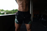 Black/Camo Training Shorts - Athletic Fit