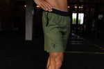 Green Hybrid Training Shorts - Regular Fit