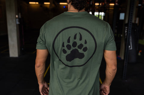 Paw Stamp OD Green Tee