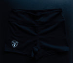 Women's Black High Waisted Training Shorts