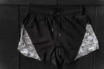 Black/Multicam Training Shorts - Athletic Fit
