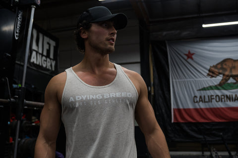 “A DYING BREED” Oatmeal Jersey Triblend Tank