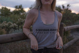 “A DYING BREED” Women’s Grey Triblend Racerback Tank Top