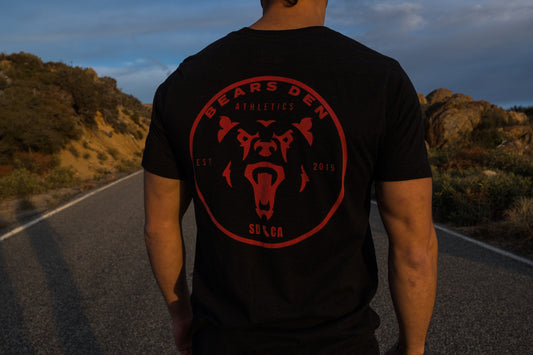 Bear's Den SD Stamp Heather Black Tee
